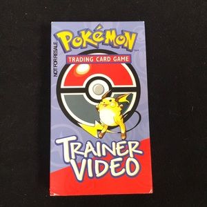 Pokemon trading card game VHS